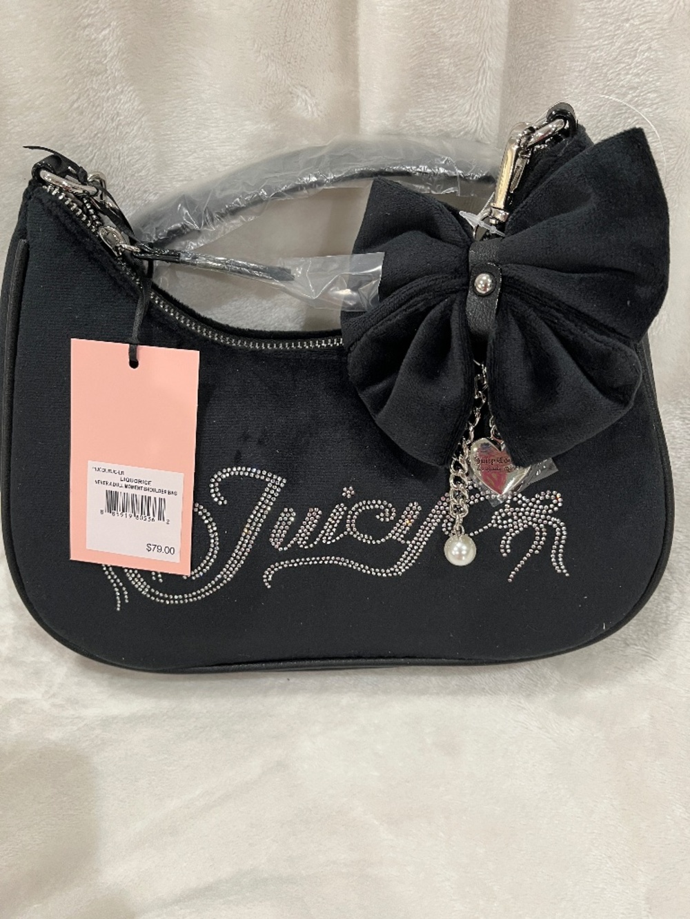 Juicy Couture small black purse NWT